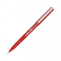 Artline 220 Fineliner Pen  0.2mm  Red