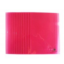 Atlas Clear L Folder F/S, 12/pack, Red