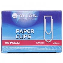 Atlas Paper Clips 33mm Box10pkt