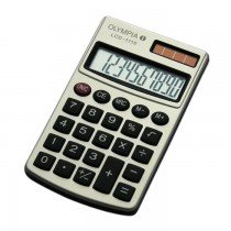 Olympia LCD  1110 Pocket Calculator 10 Digits Silver