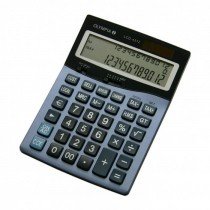 Olympia LCD  4312 Desktop Calculator 12 Digits Steel Blue