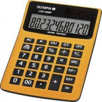 Olympia LCD  1000P Desktop Calculator 12 Digits Orange
