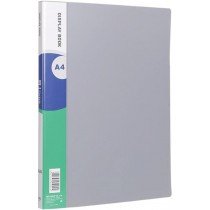 Deli 5002 Clear Book A4 Assorted Colors 20 Pockets