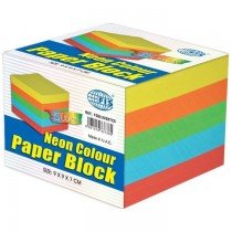 FIS Paper Jumbo Cube Colored without Gum 9x9x9cm