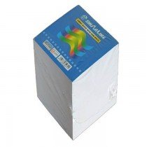 Sinarline Paper Cube White without Gum 9x9x9cm