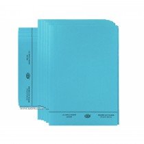FIS Square Cut Folder FS 10/pack Blue