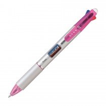 Pentel BPC47 Rolly C4 Retractable 4in1 Ballpoint Pen  0.7mm  Pink (Pack of 10)
