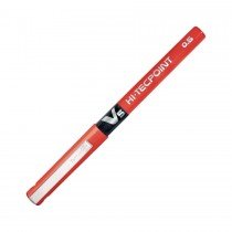 Pilot V5 Hi-Tecpoint BX-V5 Roller Ball Pen  0.5mm  Red