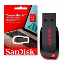 Sandisk Cruzer Blade USB Flash Drive, 32GB