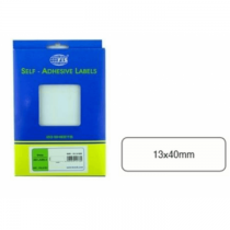 FIS Self Adhesive Labels 13 x 40 mm FSLA1340
