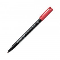 Staedtler 317 Lumocolor Permanent Universal Pen M  Red (Pack of 10)